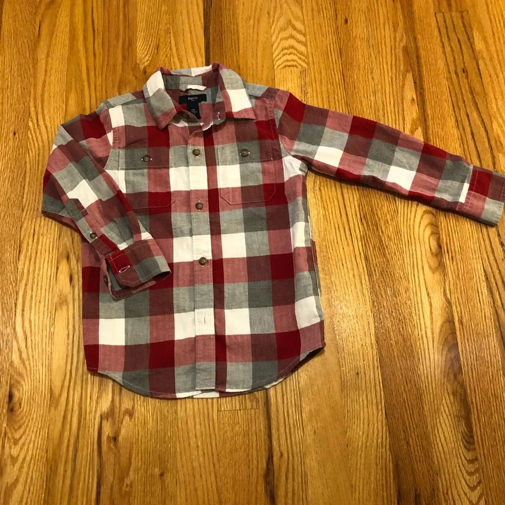 Boys GAP button down shirt, size XS - Picture 1 of 4